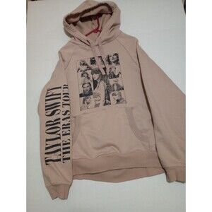 TAYLOR SWIFT THE ERAS TOUR Official Tour  Hoodie Taupe Oversized Large Egypt